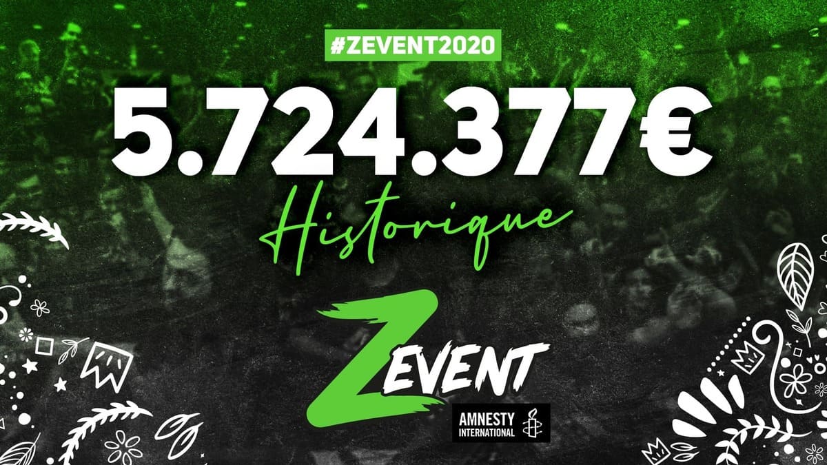 Illustration de l'article : Z Event 2020 au profit d’Amnesty International France