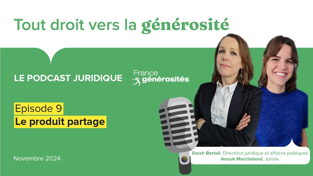Illustration de l'article : #9 Le produit partage – Podcast « Tout droit vers la générosité »